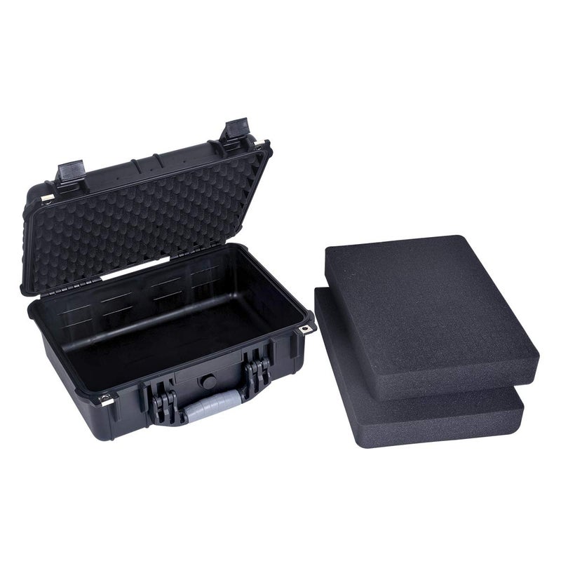 MEIJIA All Weather Waterproof Hard Camera Case with Customizable Fit Foam,Fit Use of Drones,Camera,Equipments,Pistols,Black,15.98x12.99x6.85inches - Image 3